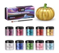 LET'S RESIN 10 couleurs de poudre chromée effet miroir métallique