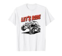 Let's Ride Off Road ATV UTV Adventure Graphic Design T-Shirt