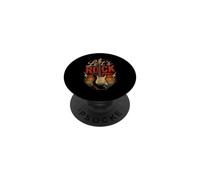 Let's Rock Guitare Vintage Rétro Musique Lover Art PopSockets PopGrip Adhésif