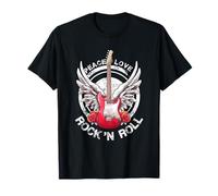 Lets Rock Rock & Roll Guitare électrique vintage rock concert T-Shirt