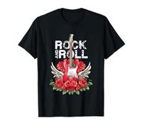 Lets Rock & Roll Vintage Guitares électriques Rock Concert T-Shirt