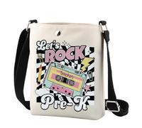 Let's Rock Sac à bandoulière pour enseignant pré-K Cadeau pour femme ou sœur, Pre-k Cr UK, 0