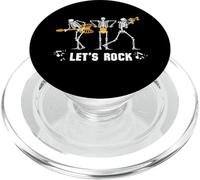 Let's Rock Squelette Band Music Lover Halloween Guitar Roker PopSockets PopGrip pour MagSafe
