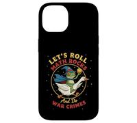 Let's Roll Math Rocks and Do War Crimes Frog Meme Goose Meme Coque pour iPhone 14