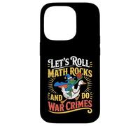 Let's Roll Math Rocks and Do War Crimes Frog Meme Goose Meme Coque pour iPhone 14 Pro