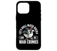 Let's Roll Math Rocks and Do War Crimes Frog Meme Goose Meme Coque pour iPhone 16 Pro Max