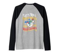 Let's Roll Math Rocks and Do War Crimes Frog Meme Goose Meme Manche Raglan