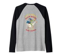 Let's Roll Math Rocks and Do War Crimes Frog Meme Goose Meme Manche Raglan