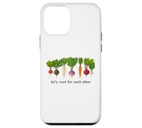 Let's Root for Each Other Joli Cadeau Graphique végétarien Coque pour iPhone 12 Mini