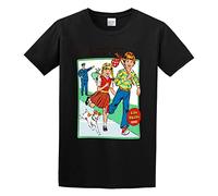 Lets Run Away from Our Problems Mens T-Shirt Black Tees Unisex Shirt S