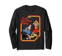 Let's Sacrifice Toby Occult Retro Vintage Funny Adult Humor Manche Longue