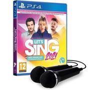 Koch Media Jeu vidéo Let's Sing 2021 : Hits français et internationaux – 2 microphones – PS4