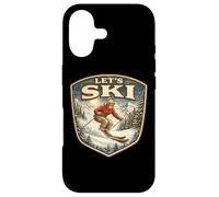 Lets Ski Vintage Skieur Rétro Amateur de Ski Amateur Hiver Coque pour iPhone 17