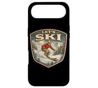 Lets Ski Vintage Skieur Rétro Amateur de Ski Amateur Hiver Coque pour iPhone Air