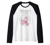Lets Start a Cult - Summon Demons Goth Fille sur Ours Manche Raglan