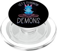 Let's Summon Demons Pentagramme Satanique Baphomet PopSockets PopGrip pour MagSafe