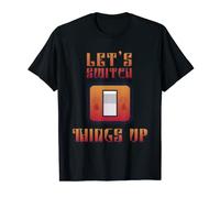 Let's Switch Things Up Upside Down Pineapple Swinger T-Shirt