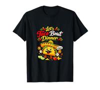Lets Taco Bout Dinner Funny Taco Fiesta Cooking T-Shirt