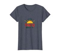 Let's Taco 'Bout It Funny Mexican Food Lover T-Shirt, Femme, Bleu Chiné, XS