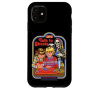 Let's Talk to Ghosts Demon Retro Vintage Funny Adult Humor Coque pour iPhone 11