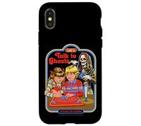 Let's Talk to Ghosts Demon Retro Vintage Funny Adult Humor Coque pour iPhone X/XS