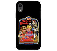 Let's Talk to Ghosts Demon Retro Vintage Funny Adult Humor Coque pour iPhone XR