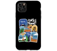 Let's Travel City Tags New York Paris World Traveler Coque pour iPhone 11 Pro Max