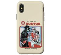 Let's Visit The Doctor Plague Retro Funny Adult Humor Coque pour iPhone X/XS
