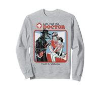 Let's Visit The Doctor Plague Retro Funny Adult Humor Sweatshirt