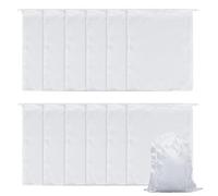 Letsinstyle 12 pochette pour Perruque en Satin de 12 x 16cm avec Cordon de Serrage Sac de Rangement en Soie Douce pour Outils de Coiffure pour la Maison et le Salon Pochettes de Rangement