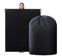 Letsinstyle 43" x 55" sac de Rangement Extra Large pour Vêtements avec Cordon de Serrage Pochettes de Rangement Réutilisables et Résistantes pour le Déménagement Sacs à Linge Rectangulaires