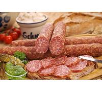 Letstaste Saucisson Sec - Saucisson Gourmand de Porc sans Lactose ni Gluten, avec Assaisonnement Naturel - Charcuterie Gastronomique Allemande - Recette Traditionnelle pour Plateau Apéro - 400 Gr