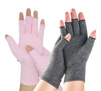 LETSTONY One Compress Lot de 2 gants de compression originaux en bambou pour homme et femme - Pour soulager la douleur des mains et du canal carpien - Taille L