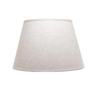 Lett - Lett_p_abat_j_beig - Beige - Abat-jour Textile - Coton & Polyester - 46x30x30 Cm - Compatible Trépied Bois