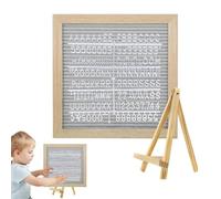 Letter Board avec stand, signe de lettre, tableau de messages multi-usages ressentis, signe de lettre carrée stable, décoration à la mode pour la maison, le travail, la fête des mères, les