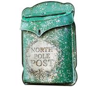 Letter Box Outdoor Wrought Iron Wall-Mounted Mailbox Villa Retro Old Wall-Mounted Letter Box Mailbox Postcard Box B27.5 * 39.5cm (A27.5 * 39.5cm)