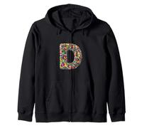 Letter D Candy Rainbow Sprinkles Monogram Men, Women, Kids Sweat à Capuche