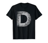 Letter D Capital Alphabet Monogram - D Initial Name Letter D T-Shirt Graphique avec Valeur