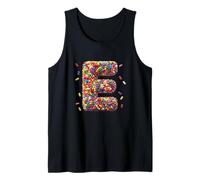 Letter E Candy Rainbow Sprinkles Monogram Men, Women, Kids Débardeur