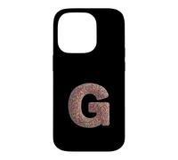 Letter G Candy Rainbow Sprinkles Monogram Men, Women, Kids Coque pour iPhone 14 Pro