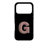 Letter G Candy Rainbow Sprinkles Monogram Men, Women, Kids Coque pour iPhone 17 Pro