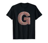 Letter G Candy Rainbow Sprinkles Monogram Men, Women, Kids T-Shirt