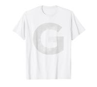 Letter G Capital Alphabet Monogram - G Initial Name Letter G T-Shirt Graphique avec Valeur