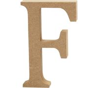 Letter, H: 8 cm, MDF, F, 1pc