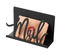 Letter Holder, Mail Organizer, 5.91x2.17x3.74in Desk Rack, File Stand, Post Storage, Vertical Slot Design, Cutout Style Feature for Postcards, Documents, Envelopes, Tidy Setup