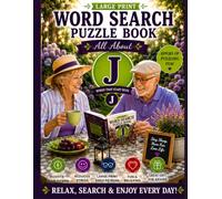 Letter J Word Search Puzzle Book for Seniors: Large Print Brain Games for Memory, Focus & Relaxation