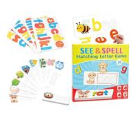 Letter Matching Game Double Sided Alphabet Learning Activity