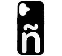 Letter N with Tilde (Virgulilla) Enye Spanish Alphabet Coque pour iPhone 16