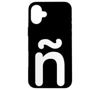 Letter N with Tilde (Virgulilla) Enye Spanish Alphabet Coque pour iPhone 16 Plus