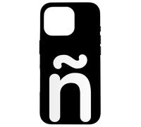 Letter N with Tilde (Virgulilla) Enye Spanish Alphabet Coque pour iPhone 16 Pro